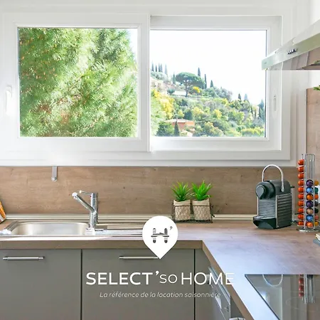 Appartement Select'sohome - La Fossette - Pour 4 Personnes Avec Terrasse, Parking Privé Et Vue ! - Fos-04 Le Lavandou