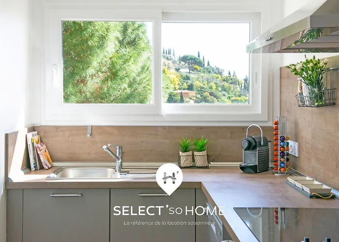 Appartement Select'sohome - La Fossette - Pour 4 Personnes Avec Terrasse, Parking Privé Et Vue ! - Fos-04 Le Lavandou